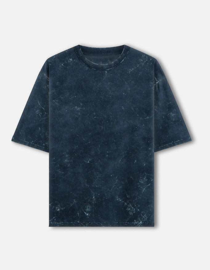 navy blue acid wash