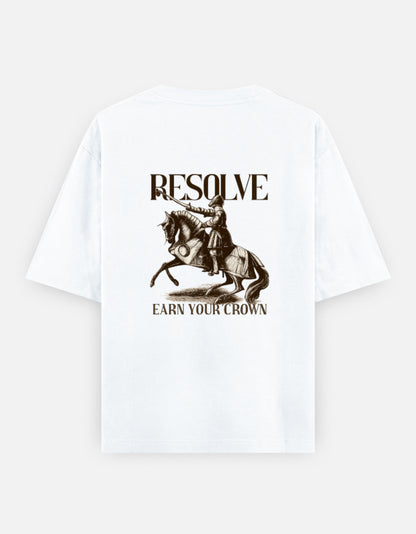 Back_2_c_1.jpgResolve Back Print Unisex white Oversized T-Shirt